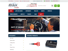 Tablet Screenshot of aboloxtools.com